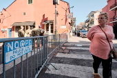 Aftermath of a car ramming into crowd in New Orleans