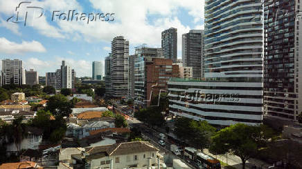 A avenida Rebouas, entre os bairros Jardins e Pinheiros, em SP