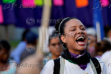 Protest to mark the International Day for the Elimination of Violence Against Women, in Panama City