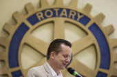Celso Russomanno em palestra no Rotary Club (SP)