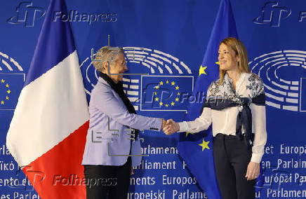 Folhapress - Fotos - Inauguration Of Simone Veil Building Of European ...