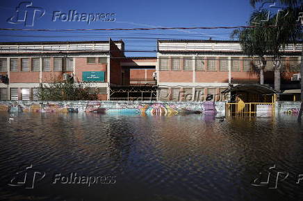  Bairro Mathias Velho inundada, em Canoas, regio metropolitana de Porto Alegre