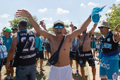 Aficionados llegan a la final de la Copa Sudamericana