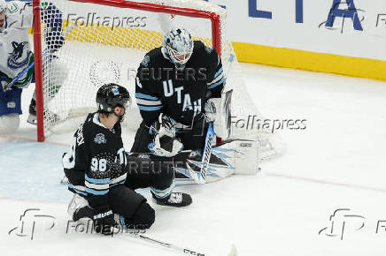 NHL: Vancouver Canucks at Utah