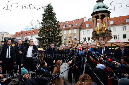 German Chancellor Scholz visits the site of Christmas market attack, in Magdeburg