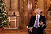 Spain's King Felipe delivers Christmas Eve address