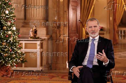 Spain's King Felipe delivers Christmas Eve address