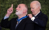 US President Biden awards the Presidential Medal of Freedom at the White House