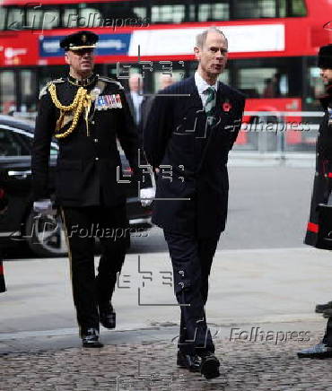 Duke of Edinburgh attends Anzac Day service at Westminster Abbey in London