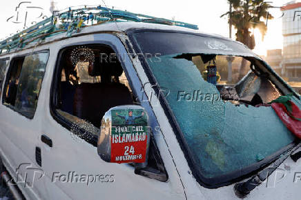 Aftermath of an anti-government rally by supporters of former Pakistani PM Khan's party PTI, in Islamabad