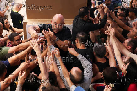 People shop ahead of Black Friday in Brazil