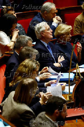 Questions to the government session at the National Assembly in Paris