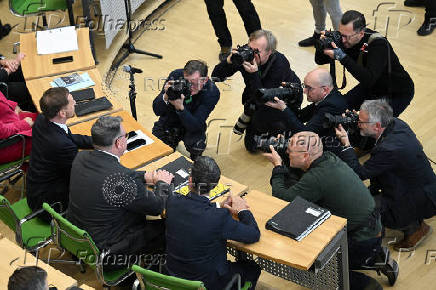 Plenum session of Saxony state parliament, in Dresden