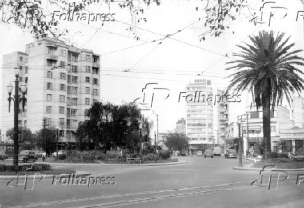 Vista da Praa Oswaldo Cruz no bairro