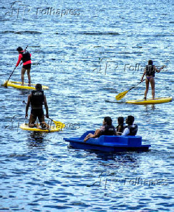 Um dia de SUP na represa de Guarapiranga