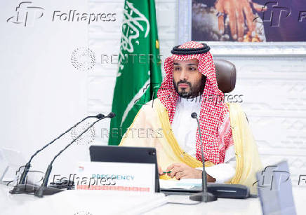 Saudi Crown Prince Mohammed bin Salman chairs final session of the 15th annual G20 Leaders' Summit in Riyadh