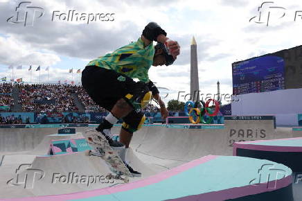 Final de skate park masculino nas Olimpadas de Paris 2024