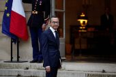 Meeting of the newly-named French government at Matignon in Paris