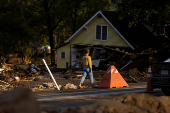 Aftermath of Hurricane Helene in North Carolina