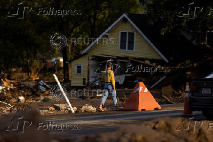 Aftermath of Hurricane Helene in North Carolina