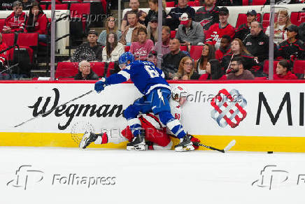 NHL: Preseason-Tampa Bay Lightning at Carolina Hurricanes