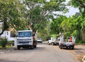 Enel tenta restabelecer a energia ainda em bairro devido as chuvas