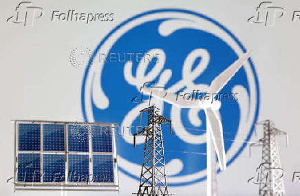 FILE PHOTO: Illustration shows General Electric logo