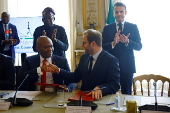 President of Nigeria Bola Ahmed Tinubu visits France