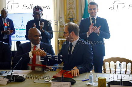 President of Nigeria Bola Ahmed Tinubu visits France