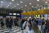 Cancelamento de voos no aeroporto d Congonhas aps chuva em So Paulo