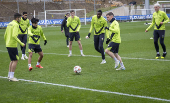 Entrenamiento de la Real Sociedad previo al encuentro frente al Dinamo de Kiev