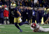 NCAA Football: CFP National Playoff First Round-Indiana at Notre Dame