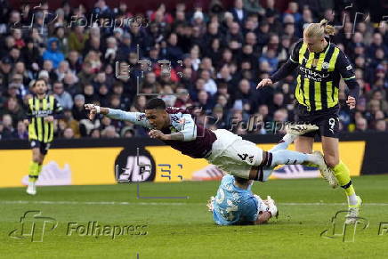 English Premier League - Aston Villa vs Manchester City