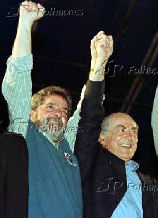 Lula e Brizola campanha 1998