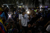 Venezuela's opposition presidential candidate Edmundo Gonzalez and opposition leader Maria Corina Machado campaign in Caracas