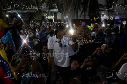 Venezuela's opposition presidential candidate Edmundo Gonzalez and opposition leader Maria Corina Machado campaign in Caracas