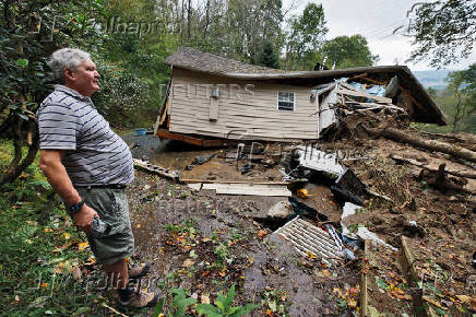 Aftermath of Tropical Storm Helene in Boone, North Carolina