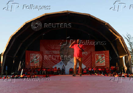 Mozambique opposition party Frelimo holds final rally ahead of election