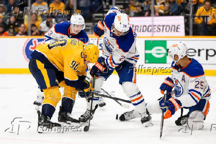 NHL: Edmonton Oilers at Nashville Predators