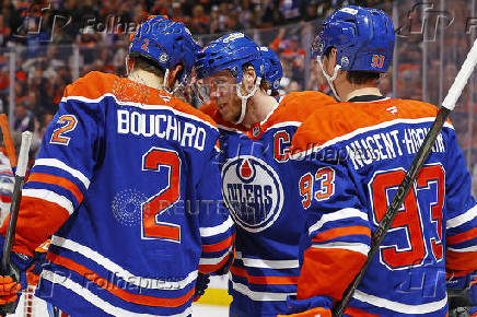 NHL: New York Rangers at Edmonton Oilers