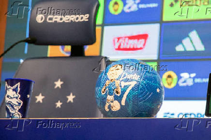 CRUZEIRO APRESENTACAO DO JOGADOR DUDU