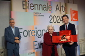 Awards ceremony of the 60th international art exhibition Biennale in Venice