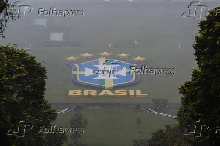 Treino da Seleo Brasileira de Futebol Feminino, para os Jogos Olmpicos