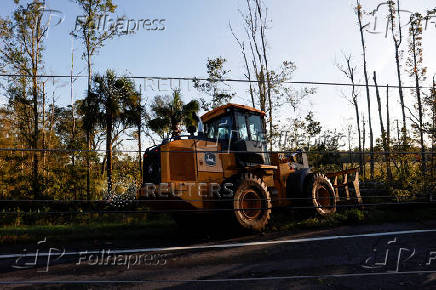 Aftermath of Hurricane Helene in Crawfordville