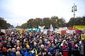 Protest against budget cuts in the culture sector in Berlin