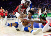 NBA: Houston Rockets at Philadelphia 76ers