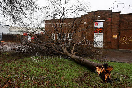 Storm Darragh hits Britain