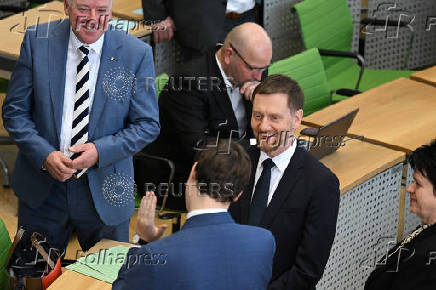 Plenum session of Saxony state parliament, in Dresden