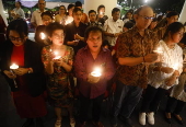 Christmas Eve mass at Immanuel Church in Jakarta