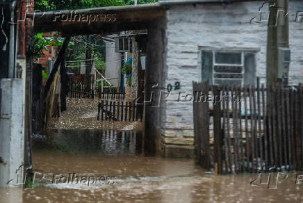 Alagamento causado pela chuva em Esteio (RS)